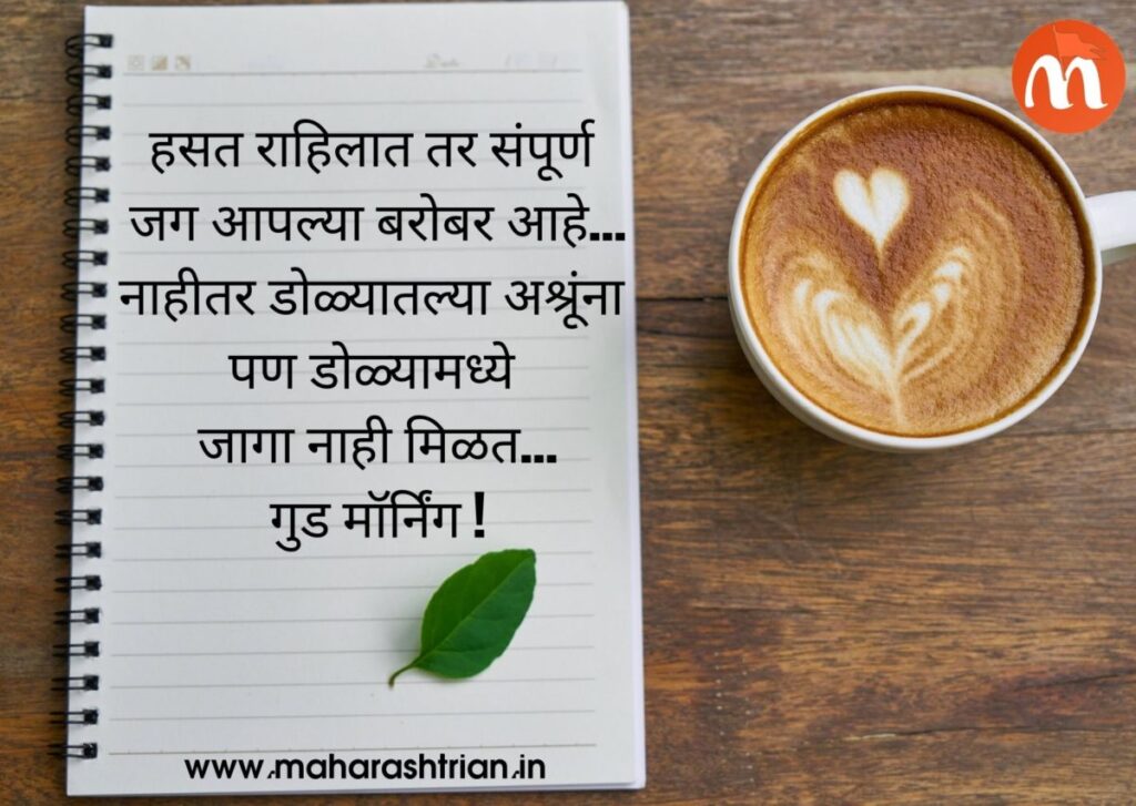 good morning inspirational quotes in marathi