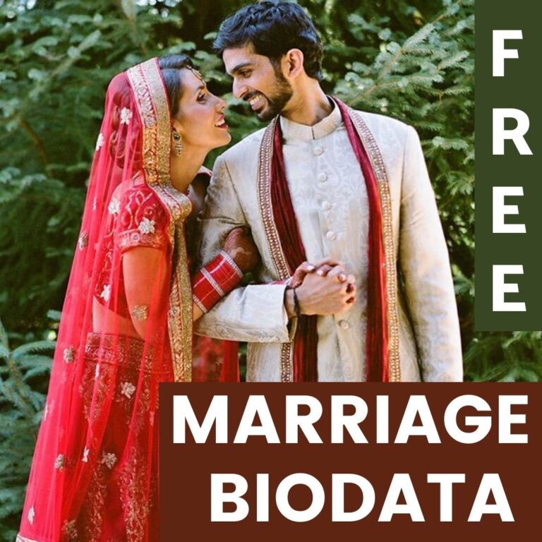 marriage biodata format in marathi
