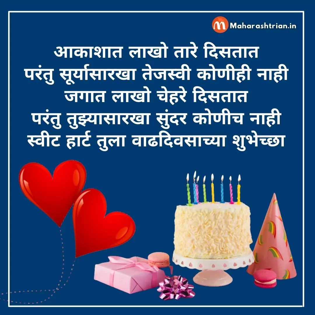 birthday wishes for girlfriend in marathi